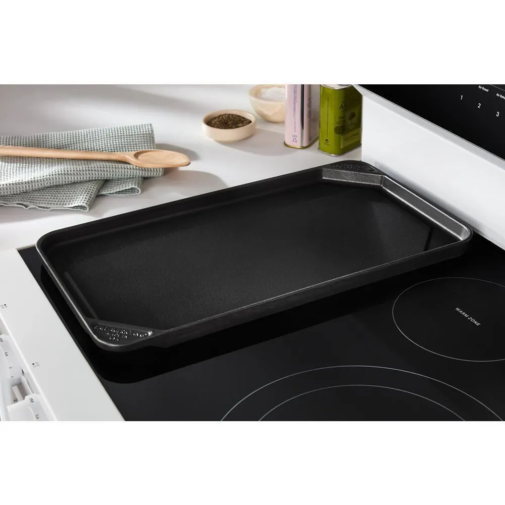 Whirlpool WFES7530RW 30-Inch Smart Electric Smart Range With Air Cooking Technology. No Preheat Air Fry. High Speed Preheat Oven. Wipeclean&#8482; Coating. And Steam/Self Clean