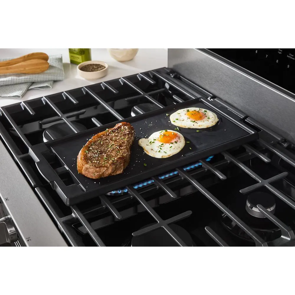 Whirlpool WFES7530RZ 30-Inch Smart Electric Smart Range With Air Cooking Technology. No Preheat Air Fry. High Speed Preheat Oven. Wipeclean&#8482; Coating. And Steam/Self Clean