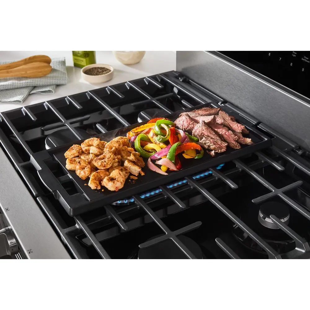 Whirlpool WFES7530RZ 30-Inch Smart Electric Smart Range With Air Cooking Technology. No Preheat Air Fry. High Speed Preheat Oven. Wipeclean&#8482; Coating. And Steam/Self Clean