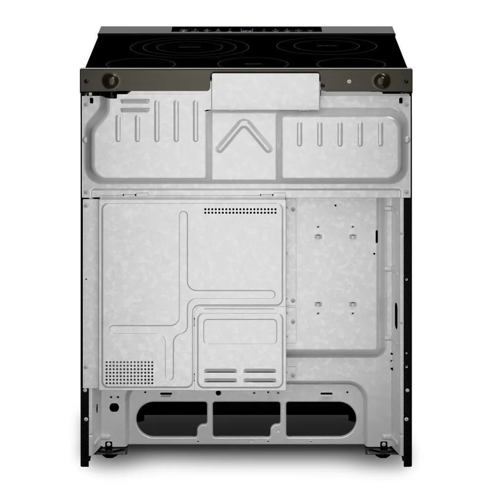 Whirlpool WSES7530RV 30-Inch Smart Slide In Electric Range With Air Cooking Technology. No Preheat Air Fry. Wipeclean&#8482; Coating. Steam/Self Clean And High Speed Preheat