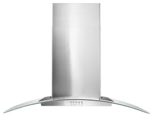 Whirlpool WVW51UC6FS 36 Concave Glass Wall Mount Range Hood