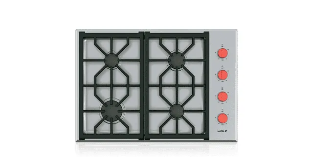 Wolf CG304PS 30 Professional Gas Cooktop - 4 Burners