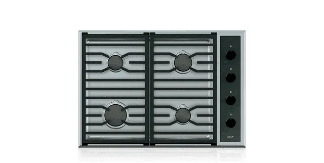 Wolf CG304TSLP 30 Transitional Gas Cooktop - 4 Burners