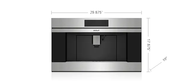 Wolf EC3050CMS 30 M Series Contemporary Stainless Steel Coffee System