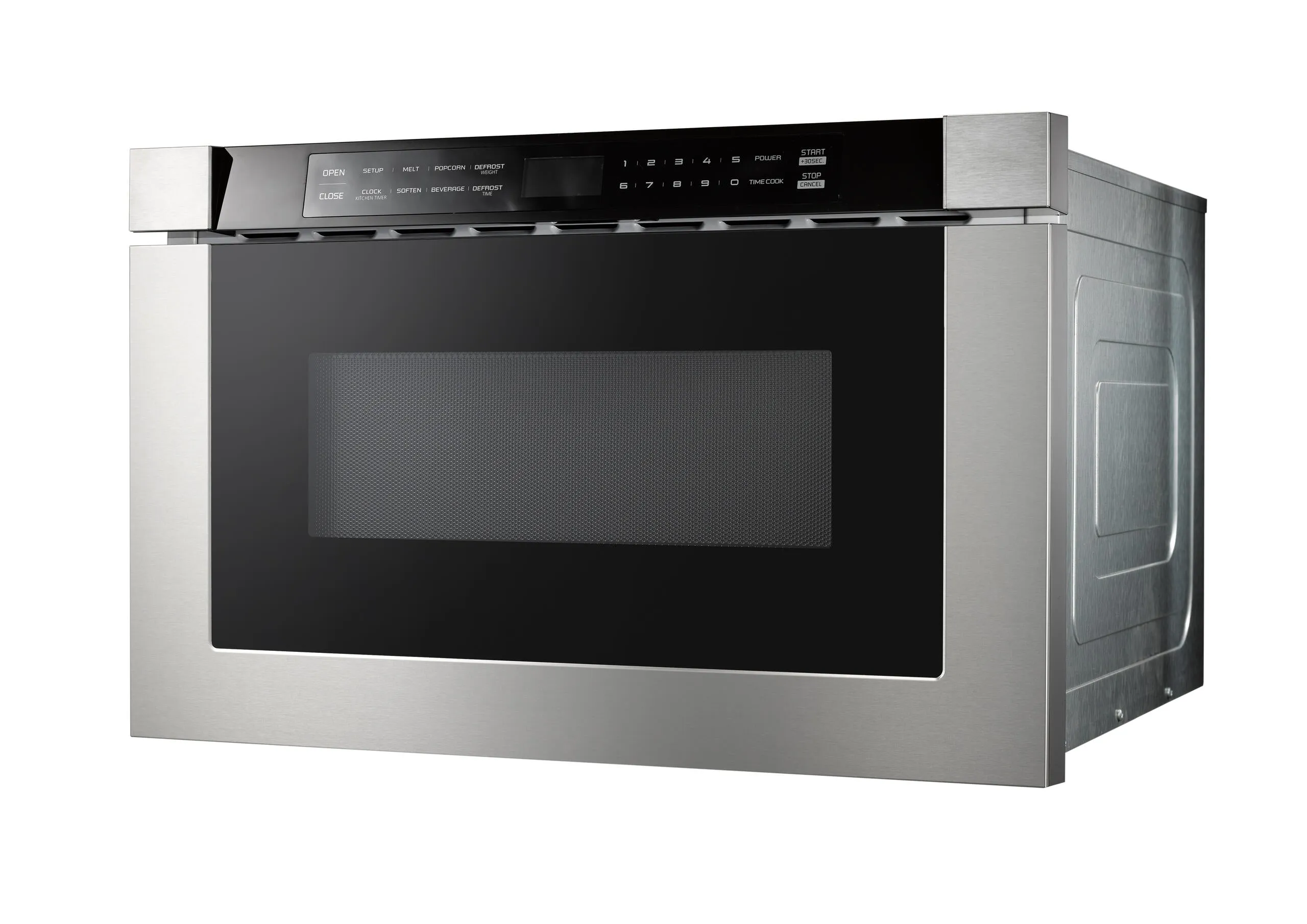 Xo Appliance XOMWD24S 24 Built-In Microwave Drawer - Black Glass & Stainless