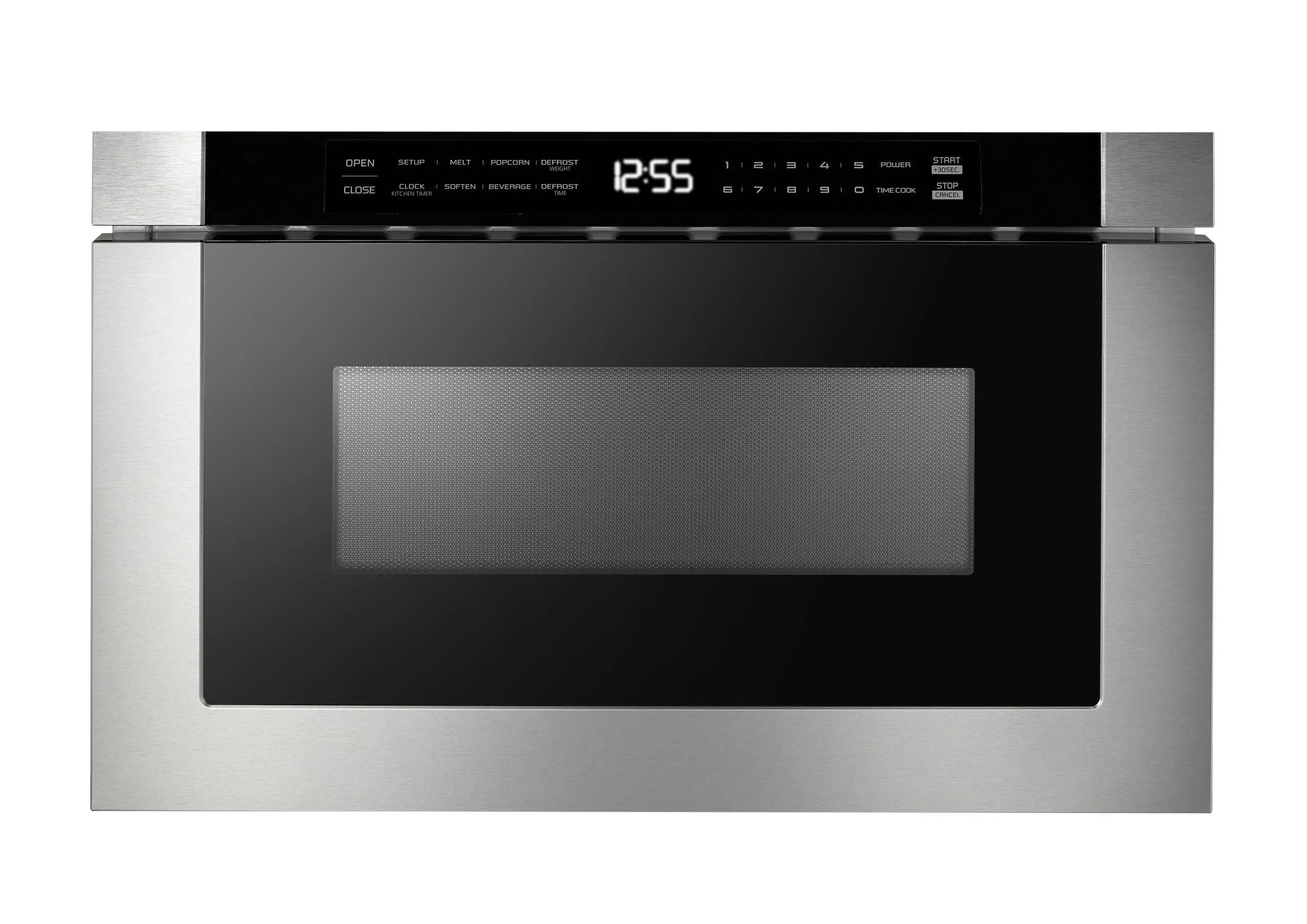 Xo Appliance XOMWD24S 24 Built-In Microwave Drawer - Black Glass & Stainless